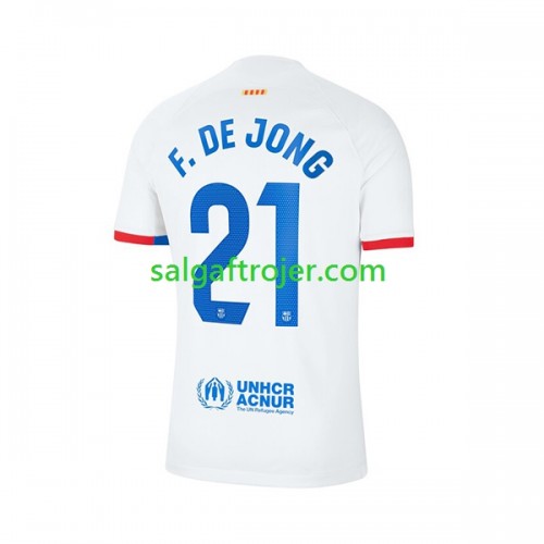 FC Barcelona Frenkie de Jong 21 Fodboldtrøjer Udebanesæt 2023/24 Kort ærmer FC Barcelona Frenkie de Jong 21 Fodboldtrøjer Udebanesæt 2023/24 Kort ærmer